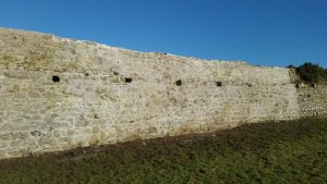 Conservation and Stabilisation works to the Town Wall at Rinn Duin, Co Roscommon 2016