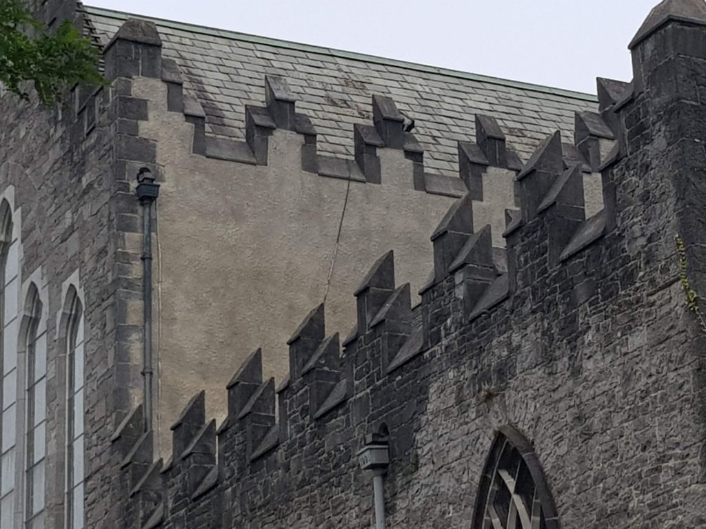 The Cleaning and Rendering of facades at St Marys Cathedral, Limerick Restoration - Facade Restoration and Stone Facade Repair